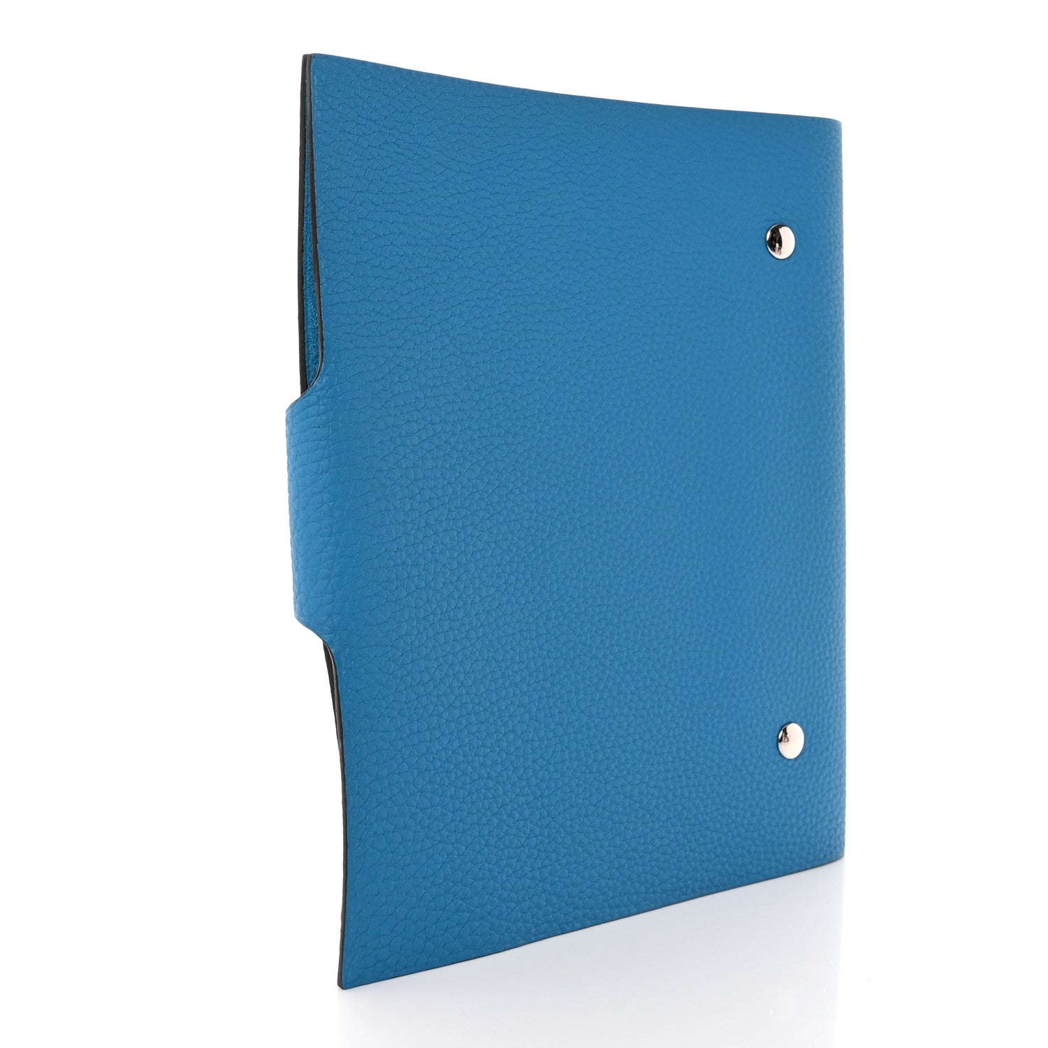 Hermes Togo Ulysse MM Notebook Cover Bleu Zanzibar 3 of 8