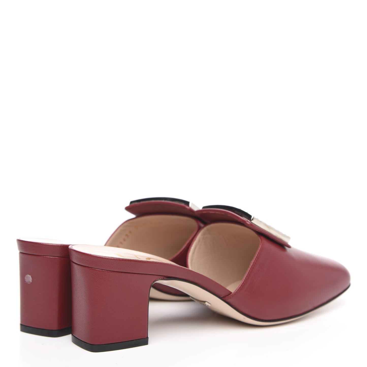 Malaga Kid Crystal Square G Madelyn Mules 39.5 Romantic Cerise