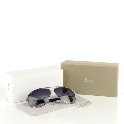 Christian Dior Chicago 2 Aviator Sunglasses Black 9 of 9