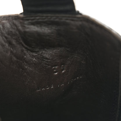 Bottega Veneta Calfskin Womens The Tire Chelsea Boots 39 Black Flannel 7 of 7