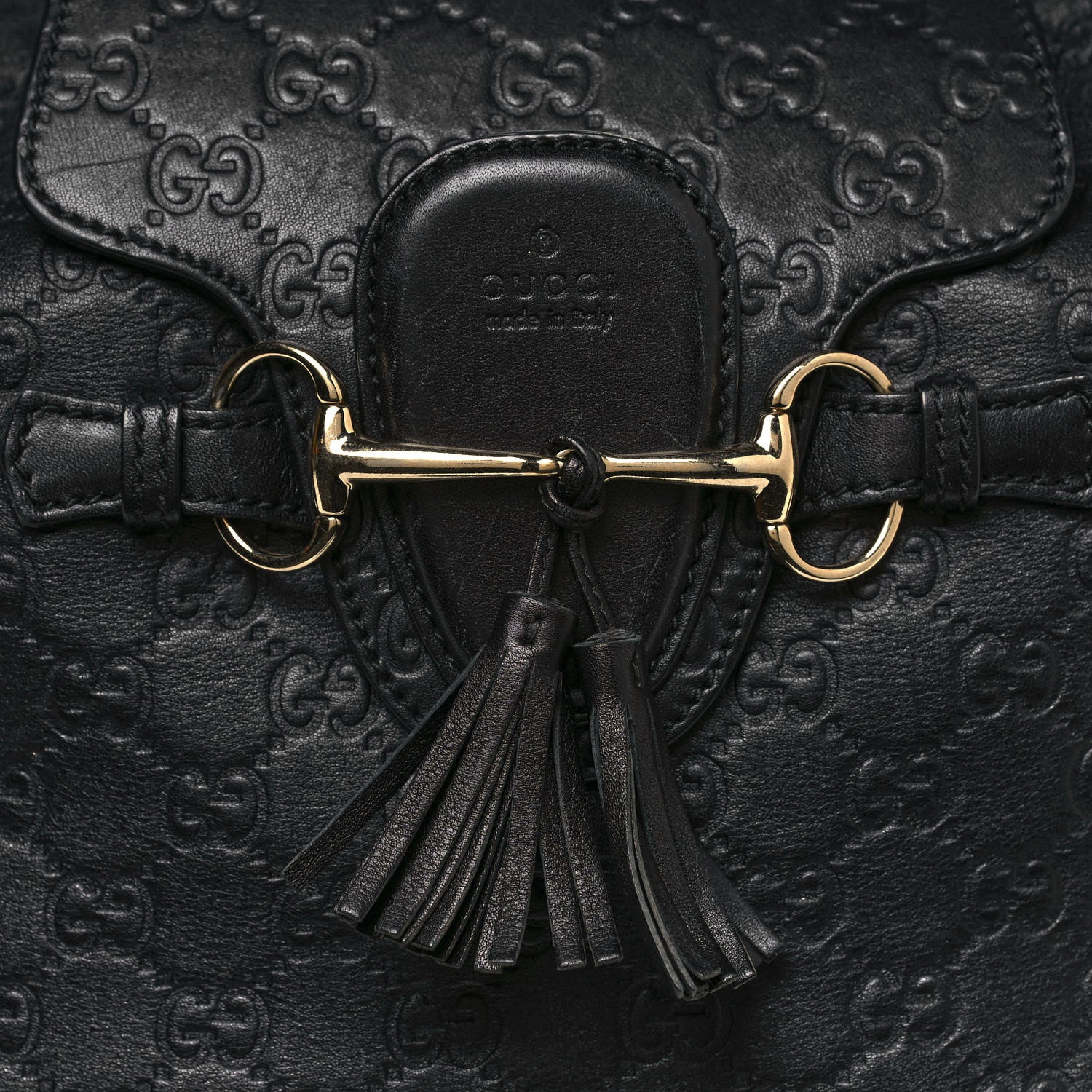 Gucci Guccissima Medium Emily Hobo Black 16 of 18