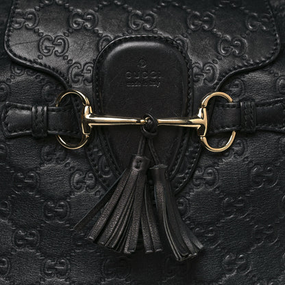 Gucci Guccissima Medium Emily Hobo Black 16 of 18