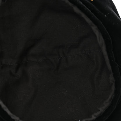 Chanel Velvet Beret Hat Black 7 of 10