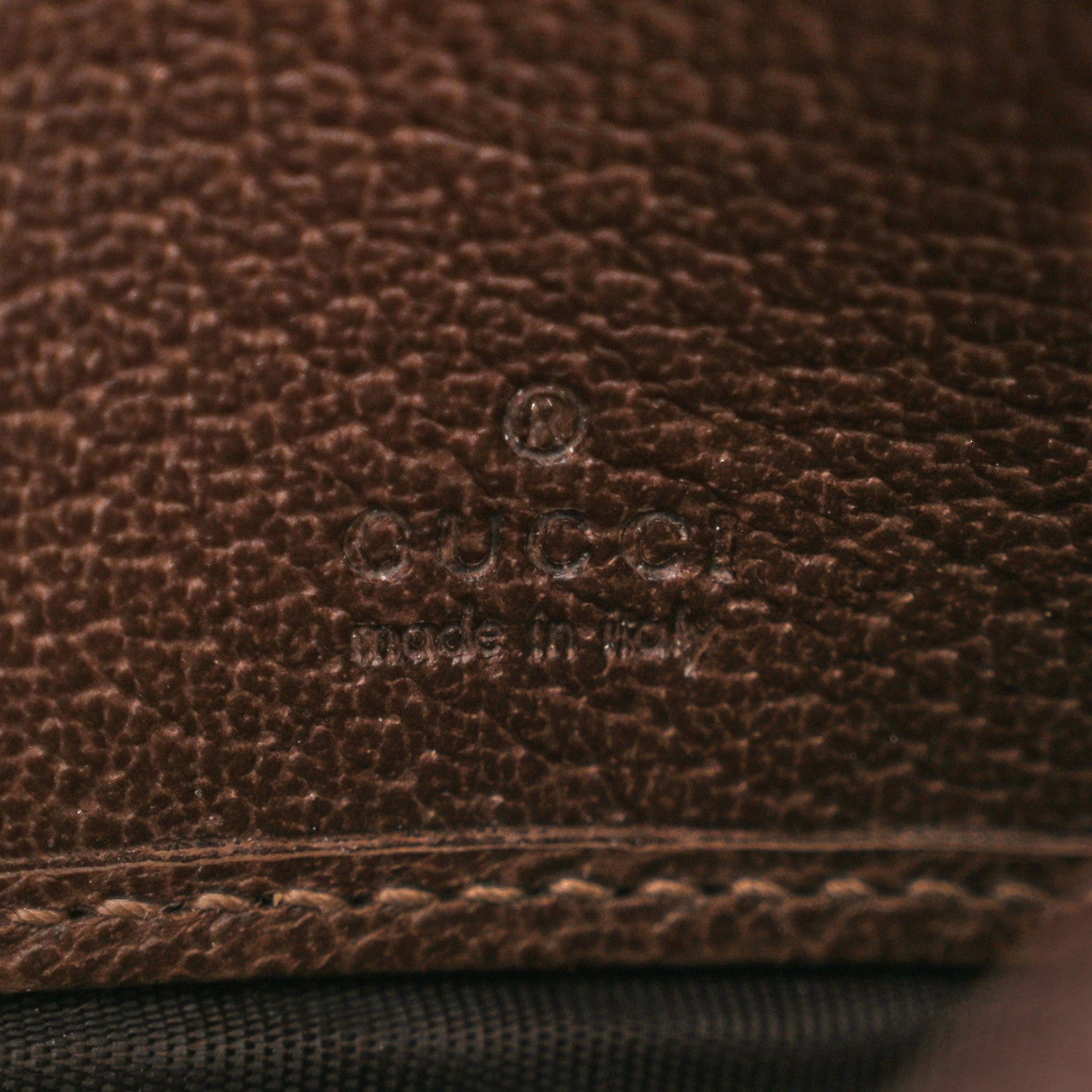 Gucci GG Supreme Monogram Web Ophidia Wallet On Chain Brown 7 of 10