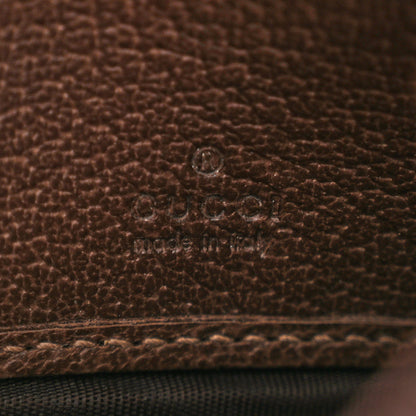 Gucci GG Supreme Monogram Web Ophidia Wallet On Chain Brown 7 of 10