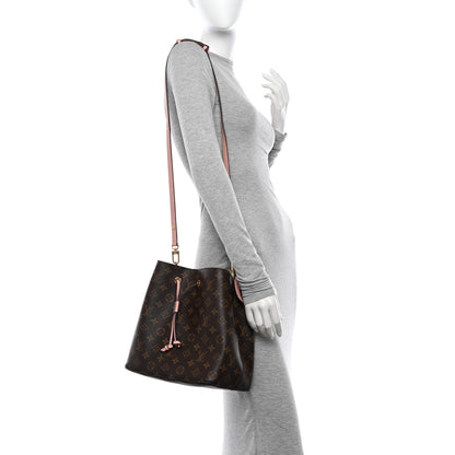 Louis Vuitton Monogram Neonoe MM Rose Poudre 2 of 16
