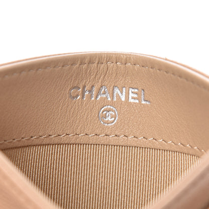 Chanel Caviar Quilted Card Holder Beige 6 of 9