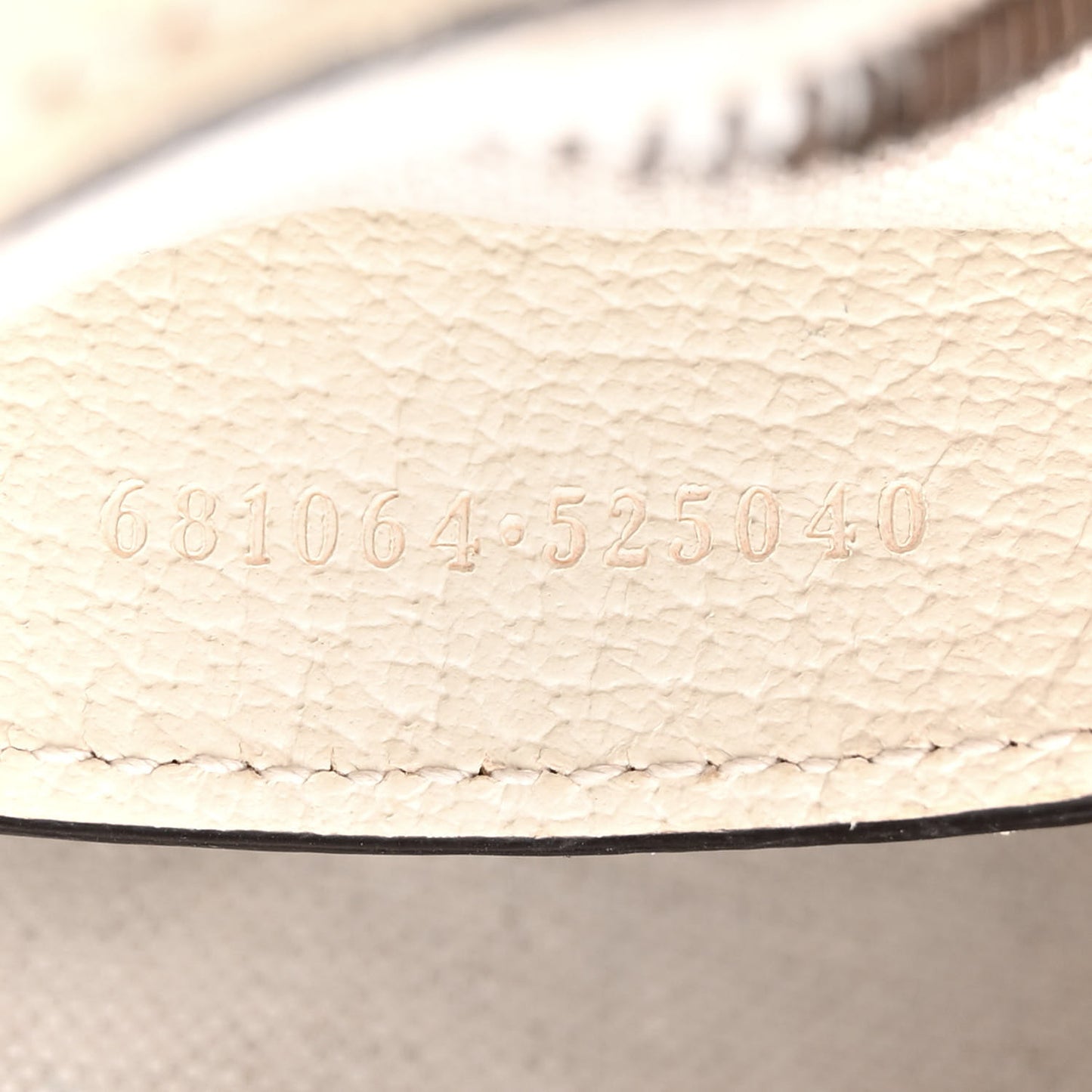 GG Supreme Monogram Textured Calfskin Web Small Ophidia Camera Bag Beige Ebony Mystic White