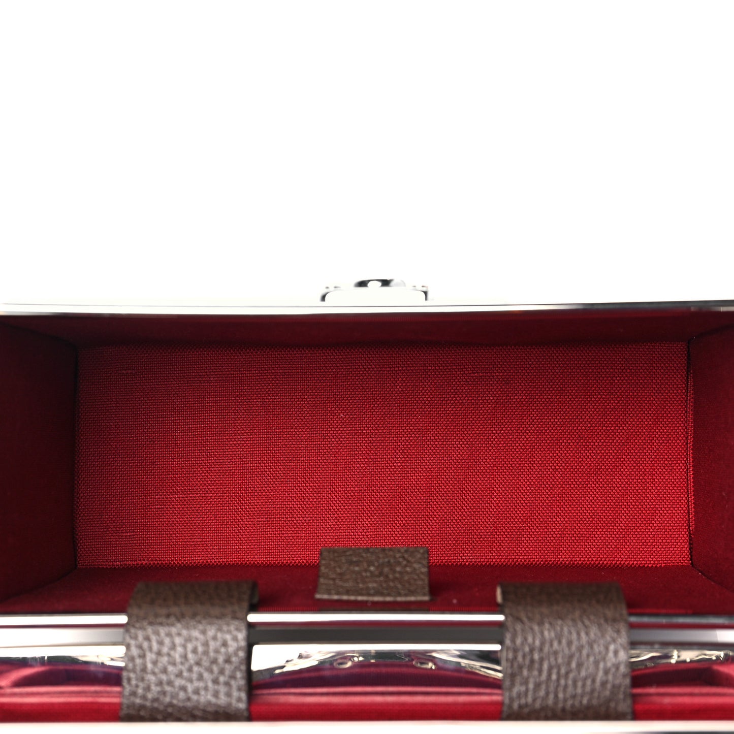 GG Supreme Monogram Globe-Trotter Beauty Case Brown