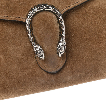 Gucci Suede Mini Dionysus Chain Wallet Taupe 15 of 19