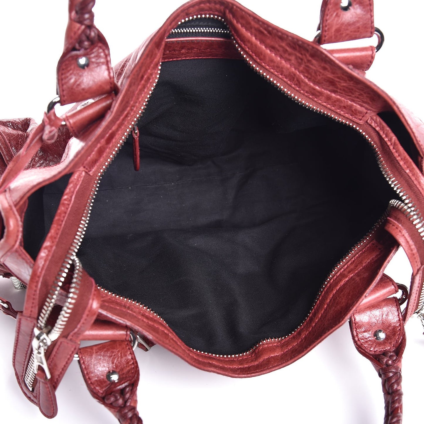Agneau Giant 21 Silver Hardware City Pourpre