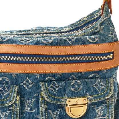 Louis Vuitton Monogram Denim Baggy PM Blue 7 of 11