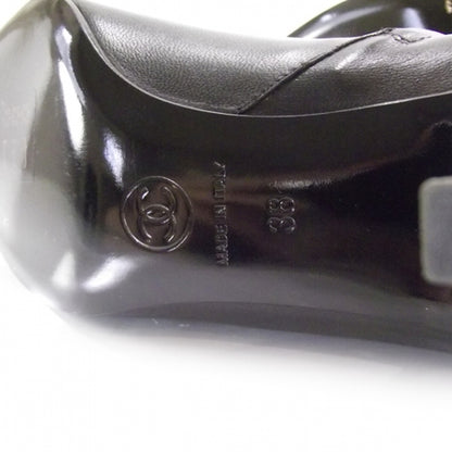 Chanel Leather Ankle Boots 38 Black 5 of 8