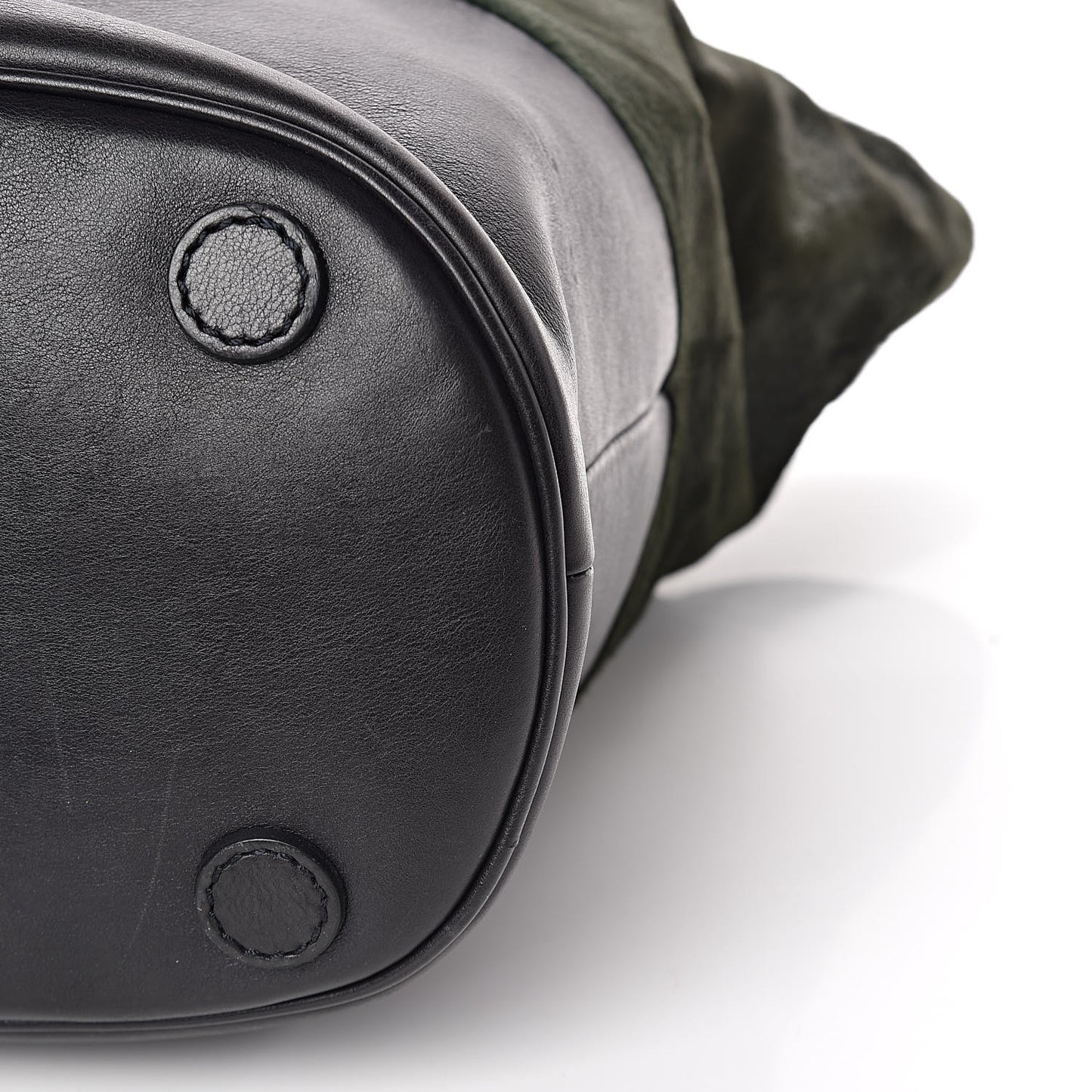 Pony Hair Racer Stripe Tote Green