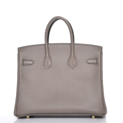 Hermes Swift Birkin 25 Gris Asphalte 4 of 27