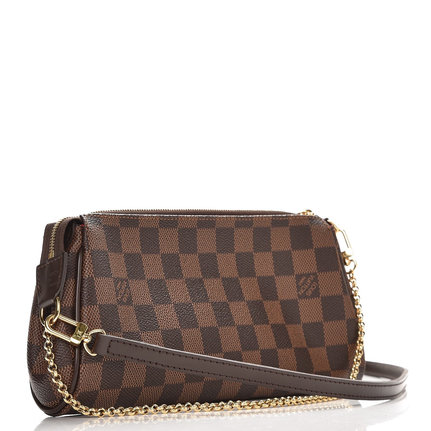 Louis Vuitton Damier Ebene Eva Clutch 3 of 7