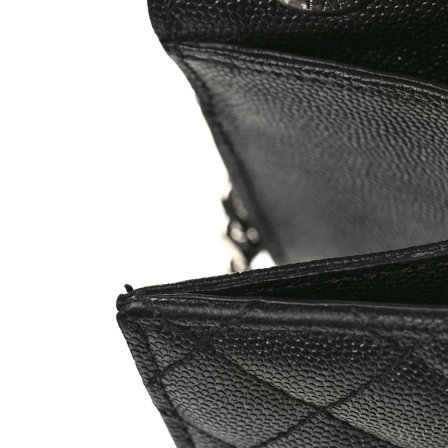 Saint Laurent Grain De Poudre Textured Mixed Matelasse Large Triquilt Monogram Satchel Black 15 of 19