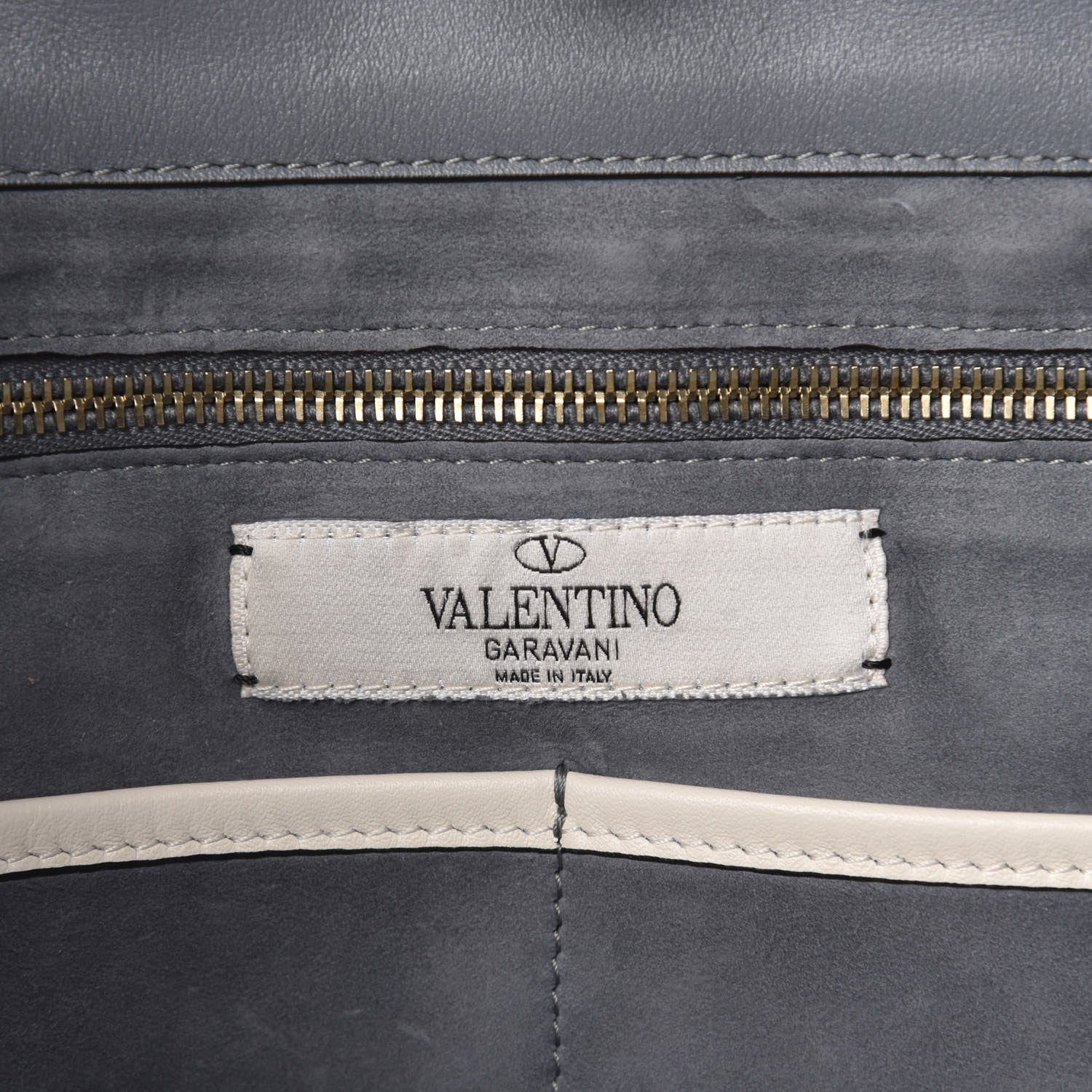 Valentino Garavani Vitello Monogram Kimono 1997 Print Medium Rockstud Tote Light Blue 8 of 10