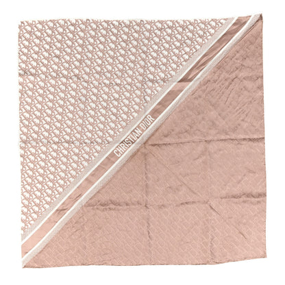Christian Dior Silk Oblique Scarf Rose 1 of 3
