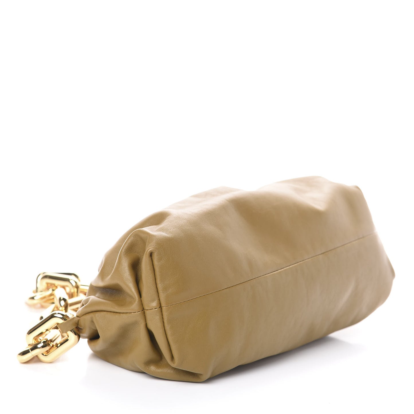 Calfskin The Pouch Chain Moutarde
