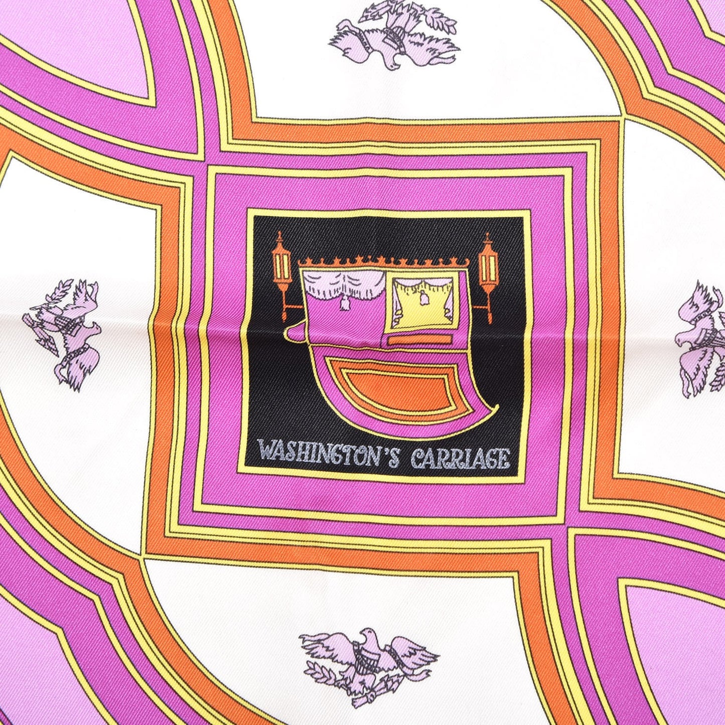 Silk Washington's Carriage Scarf 65