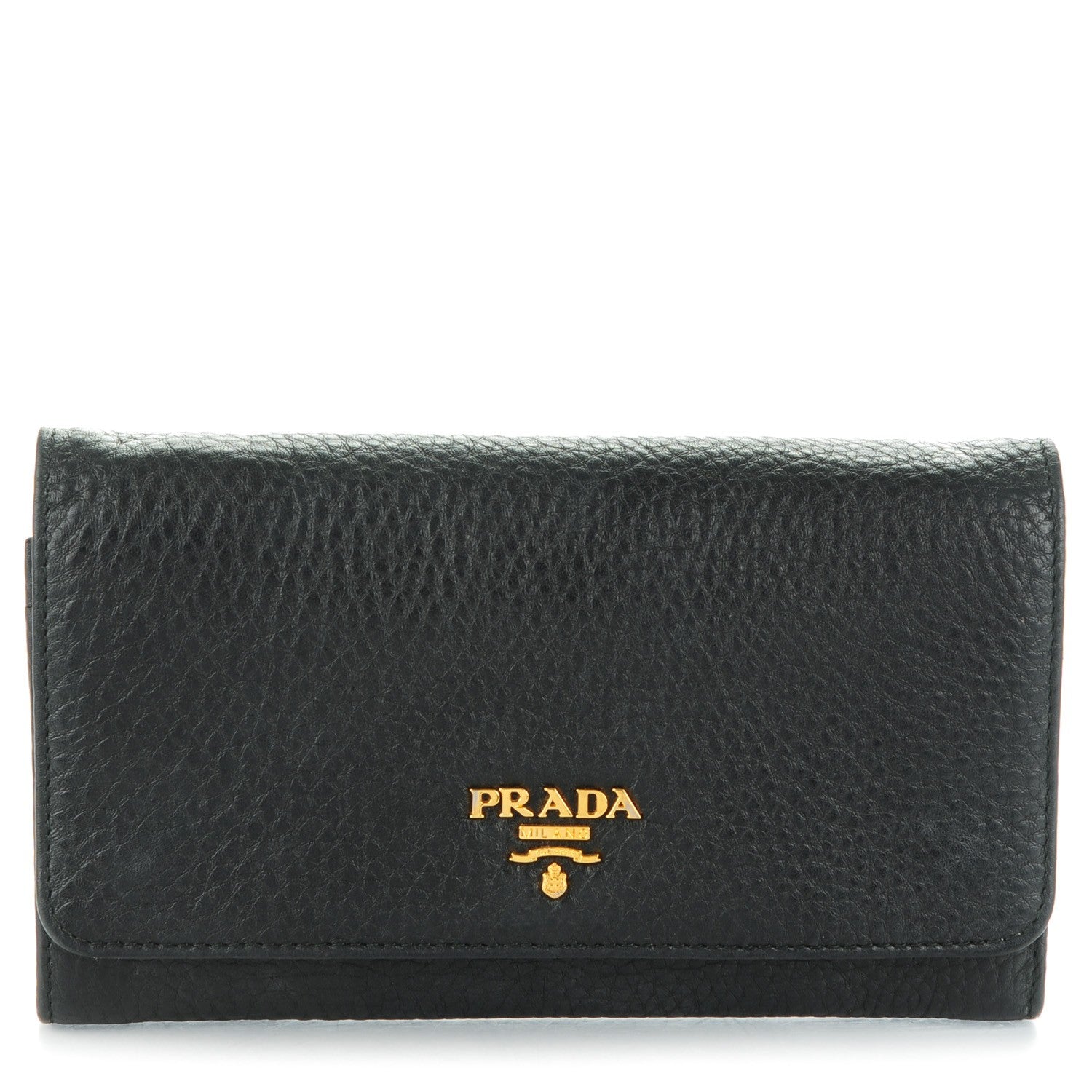 Prada Vitello Daino Metal Mini Crossbody Nero Black 1 of 7