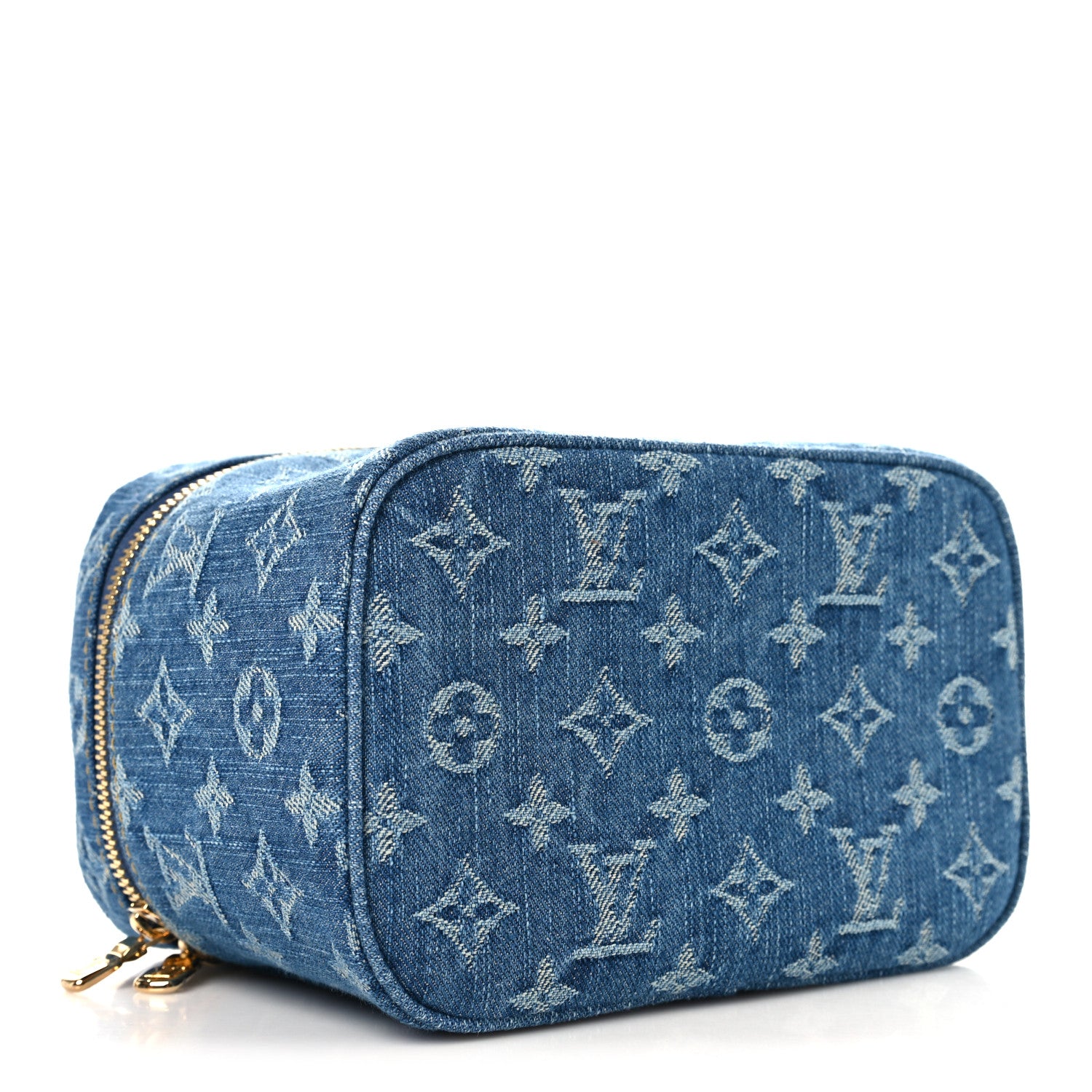 Louis Vuitton Monogram Denim Nice Mini Blue Blue 4 of 7
