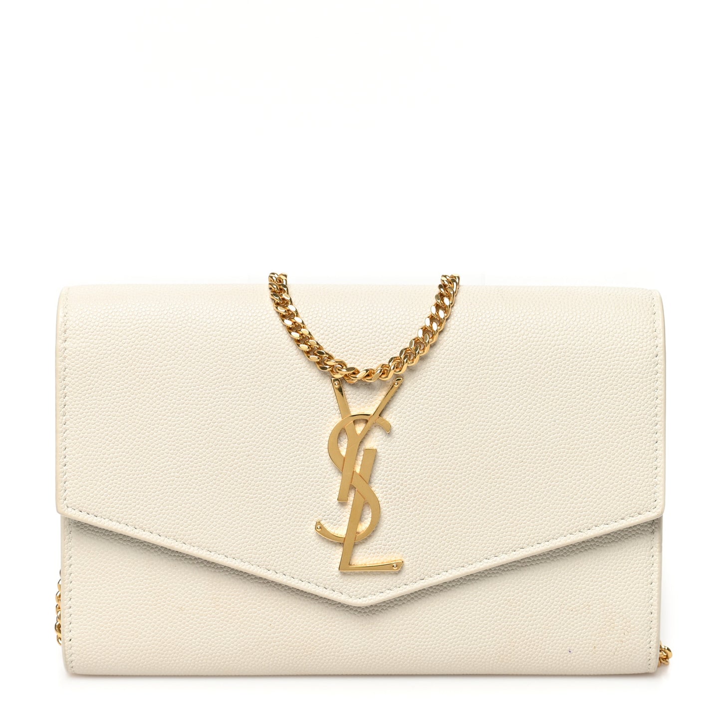 Grain De Poudre Monogram Uptown Chain Wallet Crema Soft