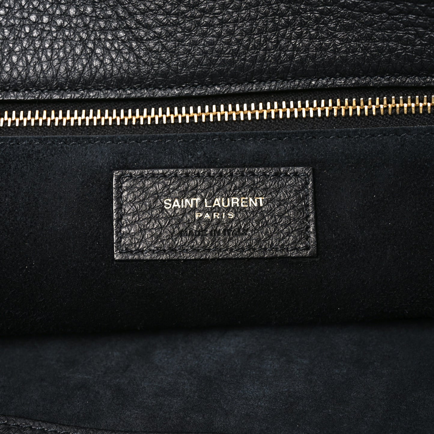 Grained Deerskin Bea Tote Black