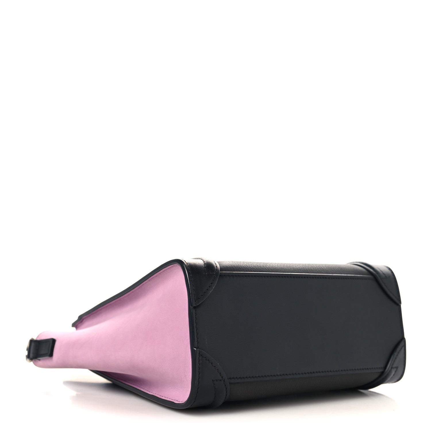 Celine Baby Grained Calfskin Nubuck Tri-color Nano Luggage Anthracite 4 of 10