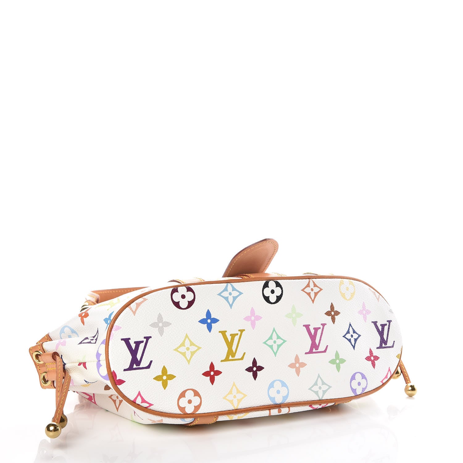 Louis Vuitton Monogram Multicolor Theda GM White 4 of 9