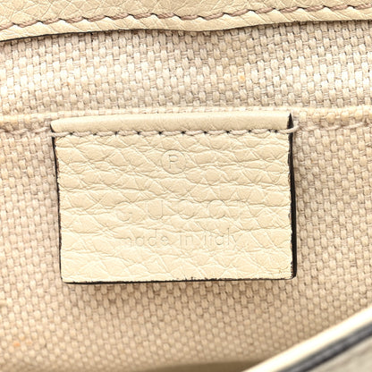 Gucci Pebbled Calfskin Small Soho Flap Crossbody Off White 6 of 10