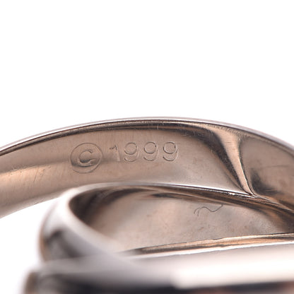 Cartier 18K White Gold Classic Trinity Ring 54 6.75 5 of 6