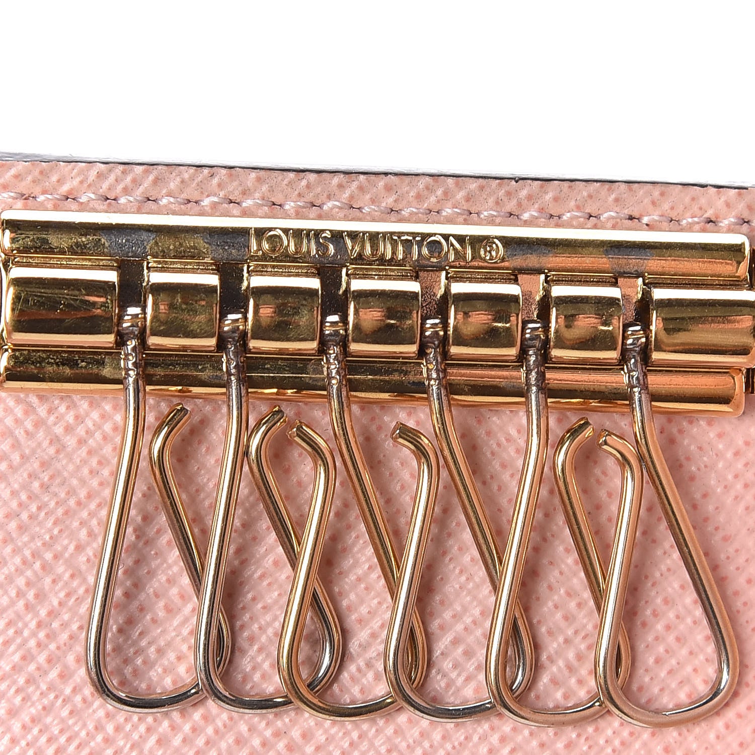 Louis Vuitton Monogram Multicles 6 Key Holder Rose Ballerine 9 of 10