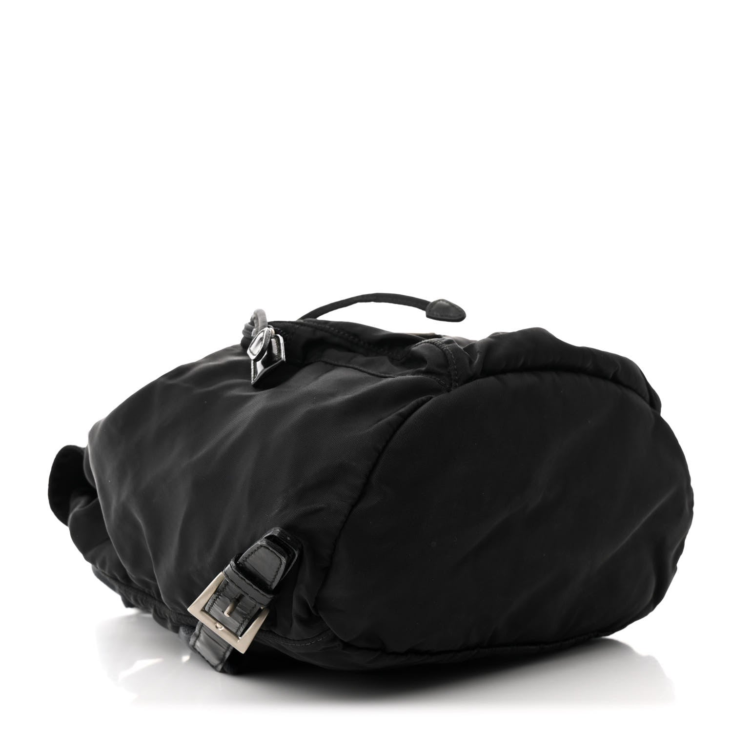 Prada Tessuto Nylon Vela Cinch Backpack Black 4 of 11