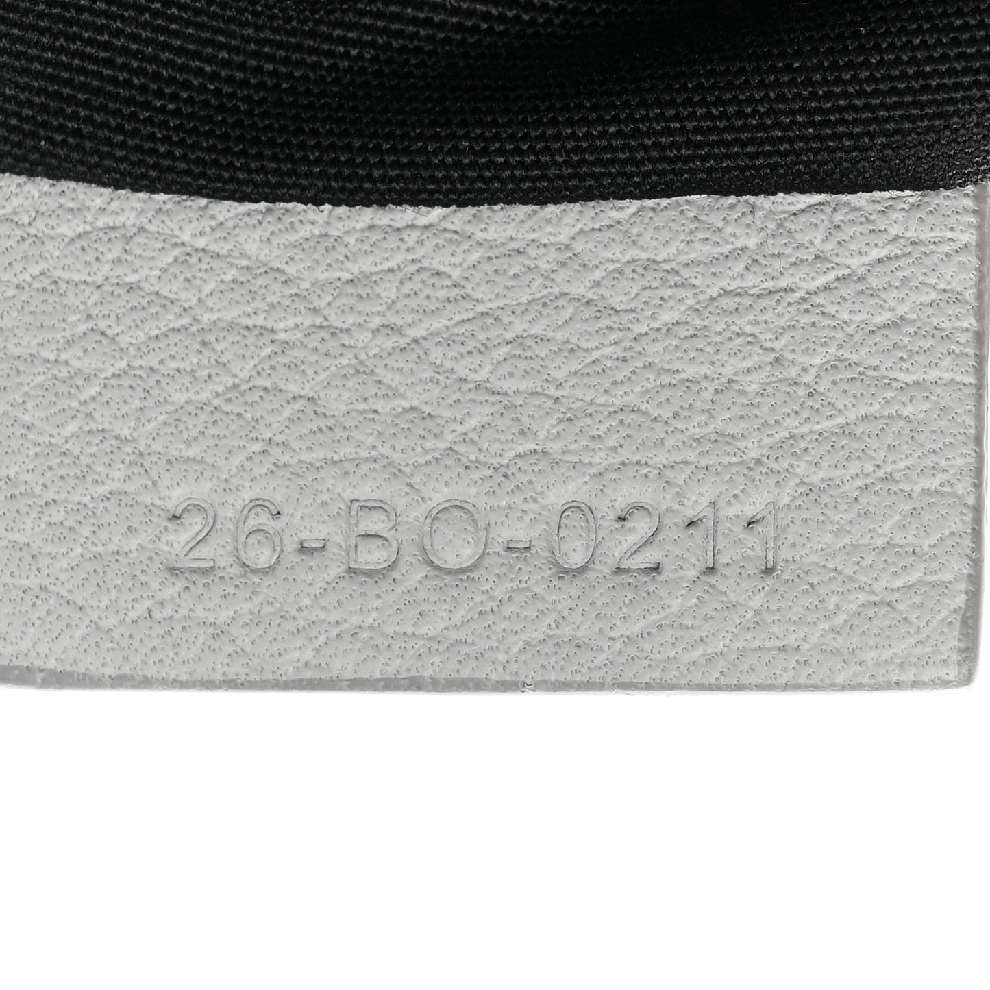 Grained Calfskin Kim Jones Saddle Bag Light Grey