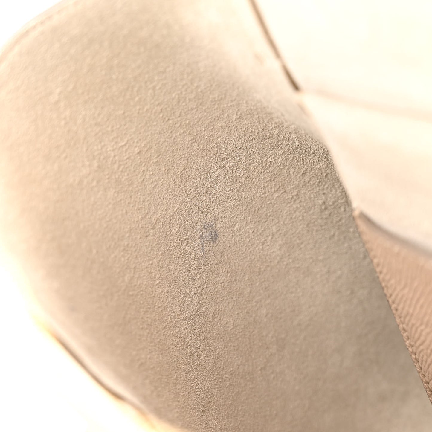 Grained Calfskin Micro Belt Bag Light Taupe