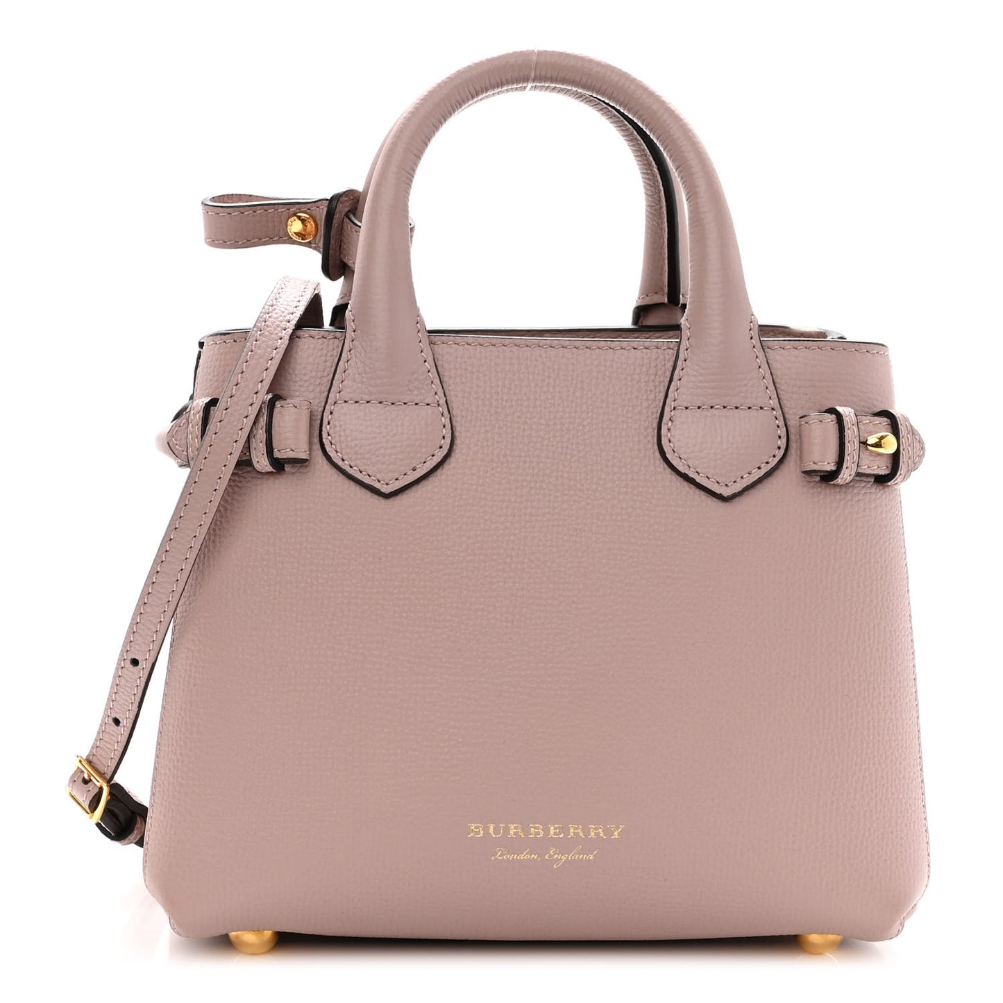Grainy Calfskin House Check Baby Banner Tote Pale Orchid