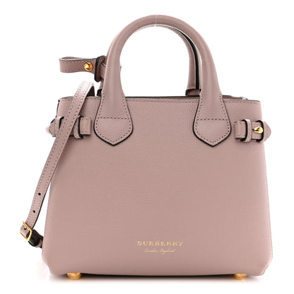 Burberry Grainy Calfskin House Check Baby Banner Tote Pale Orchid 1 of 10