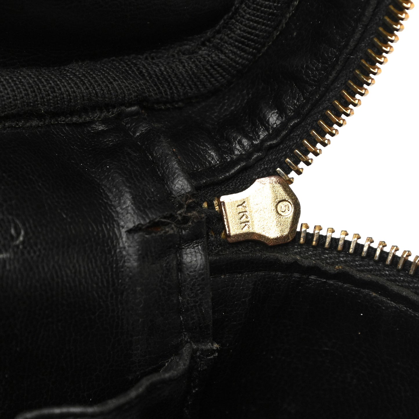 Calfskin Cosmetic Vanity Bag Black