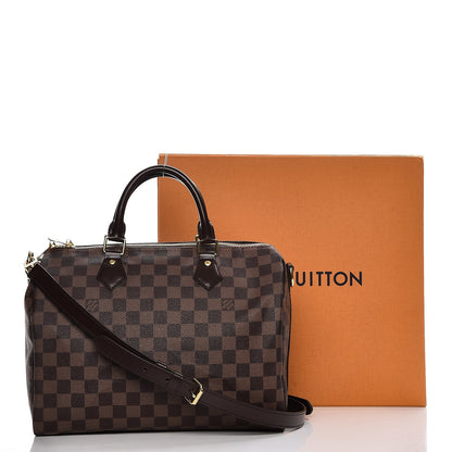 Louis Vuitton Damier Ebene Speedy Bandouliere 30 10 of 10