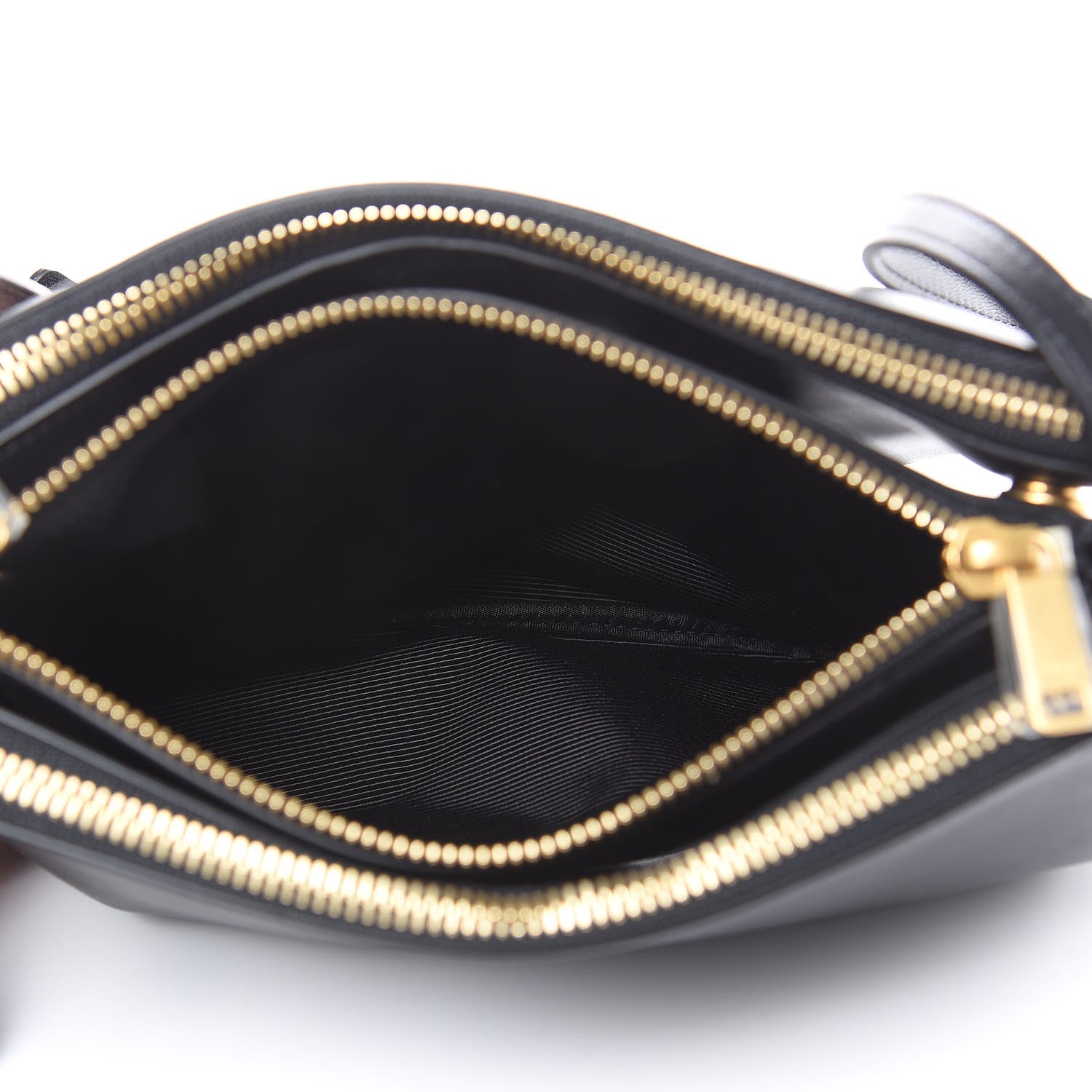 Celine Lambskin Small Trio Crossbody Bag Black 5 of 12