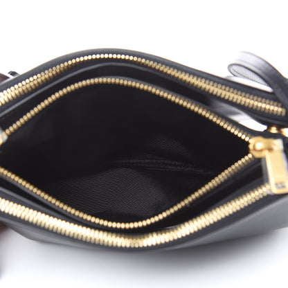 Celine Lambskin Small Trio Crossbody Bag Black 5 of 12