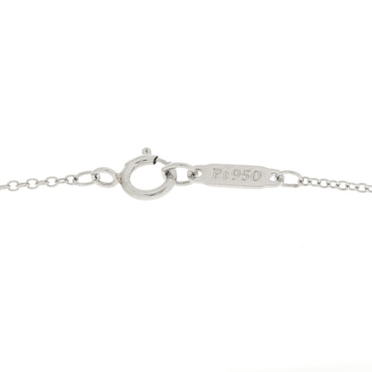 Tiffany Platinum Diamond Large Cross Pendant Necklace 5 of 7