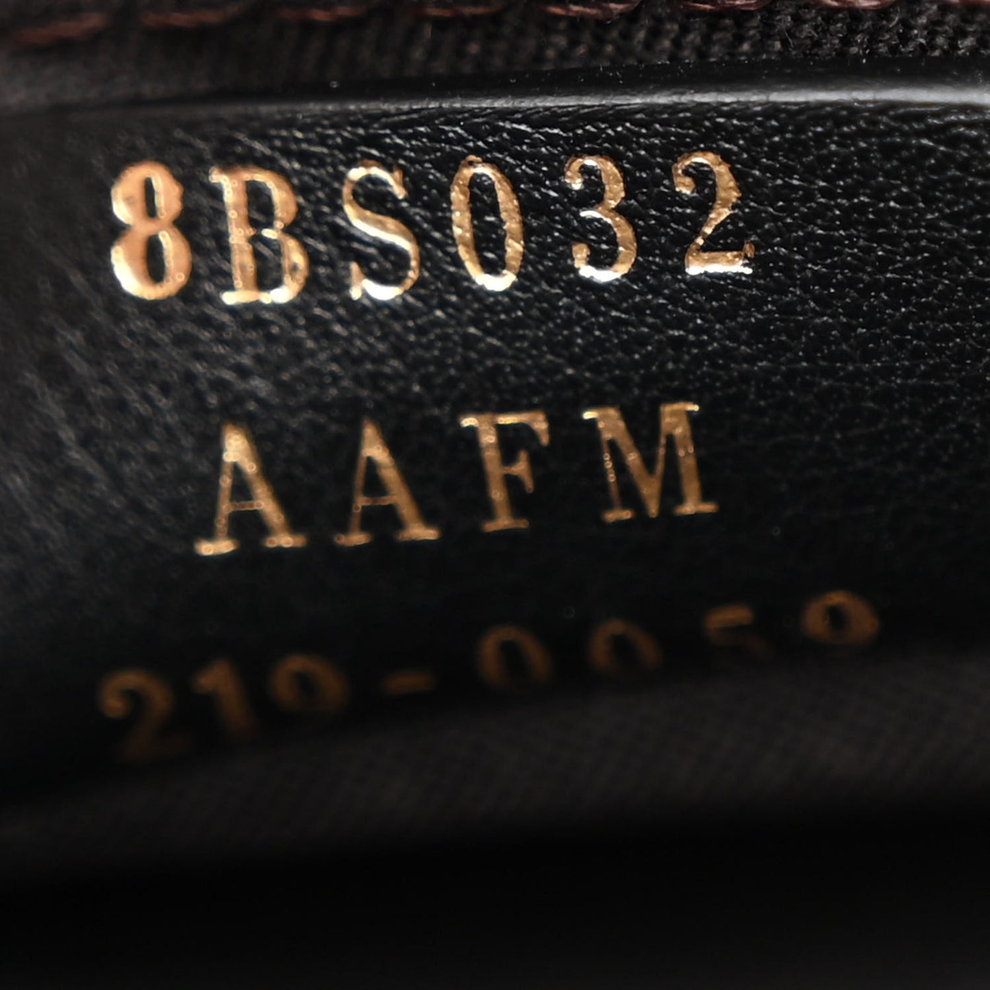 Vitello Soft F is Fendi Bi-Color FF 1974 Embossed Envelope Wallet On Chain with Pouches Maya Black