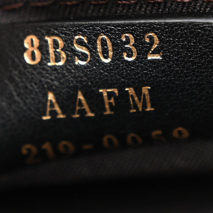 Fendi Vitello Soft F is Fendi Bi-Color FF 1974 Embossed Envelope Wallet On Chain with Pouches Maya Black 8 of 16