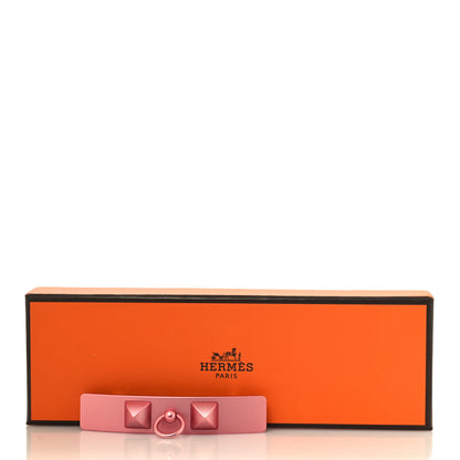 Hermes Aluminium Caprice Hair Clip Rose Casaque 4 of 4