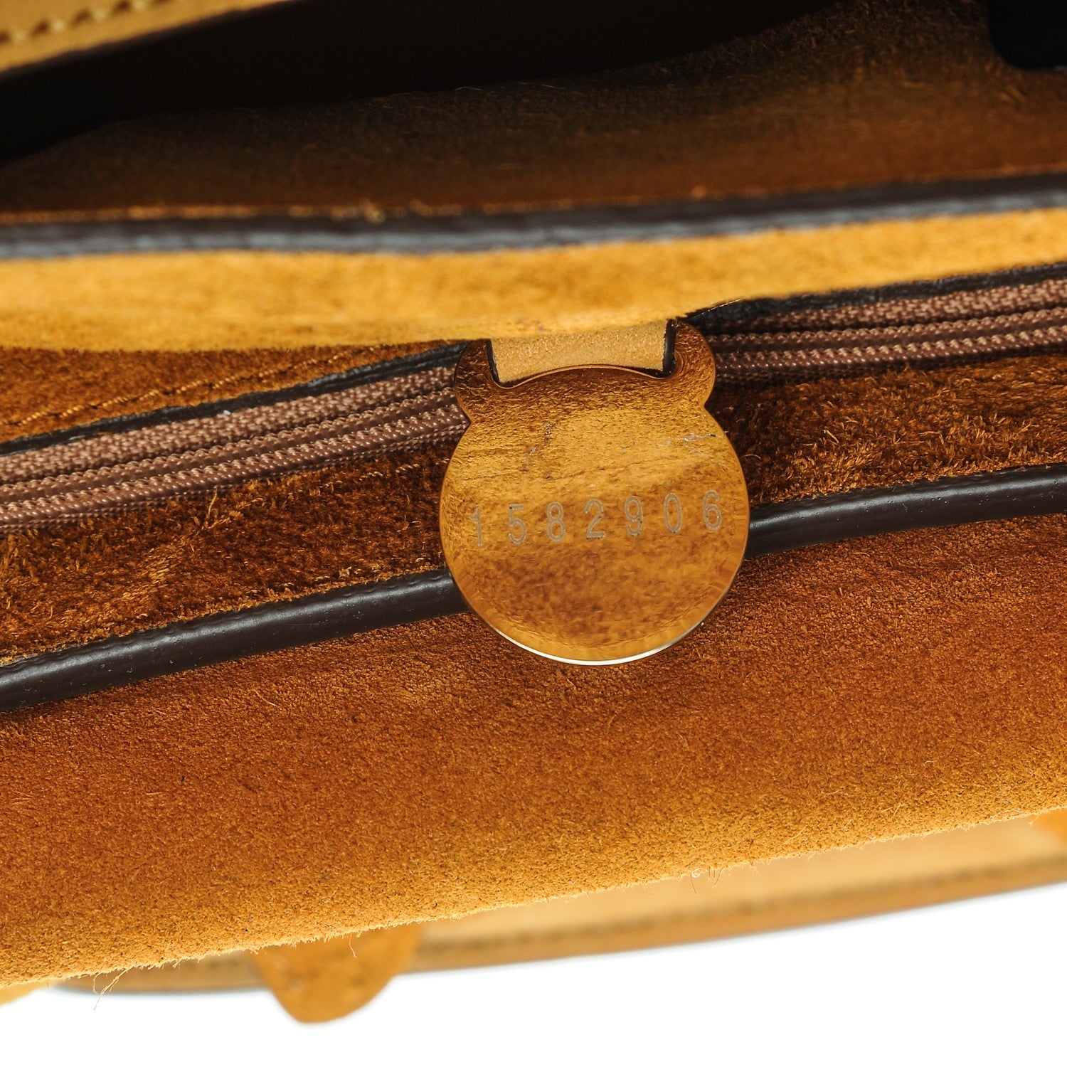 Mulberry Smooth Nubuck Small Cookie Bayswater Satchel Ochre 7 of 8