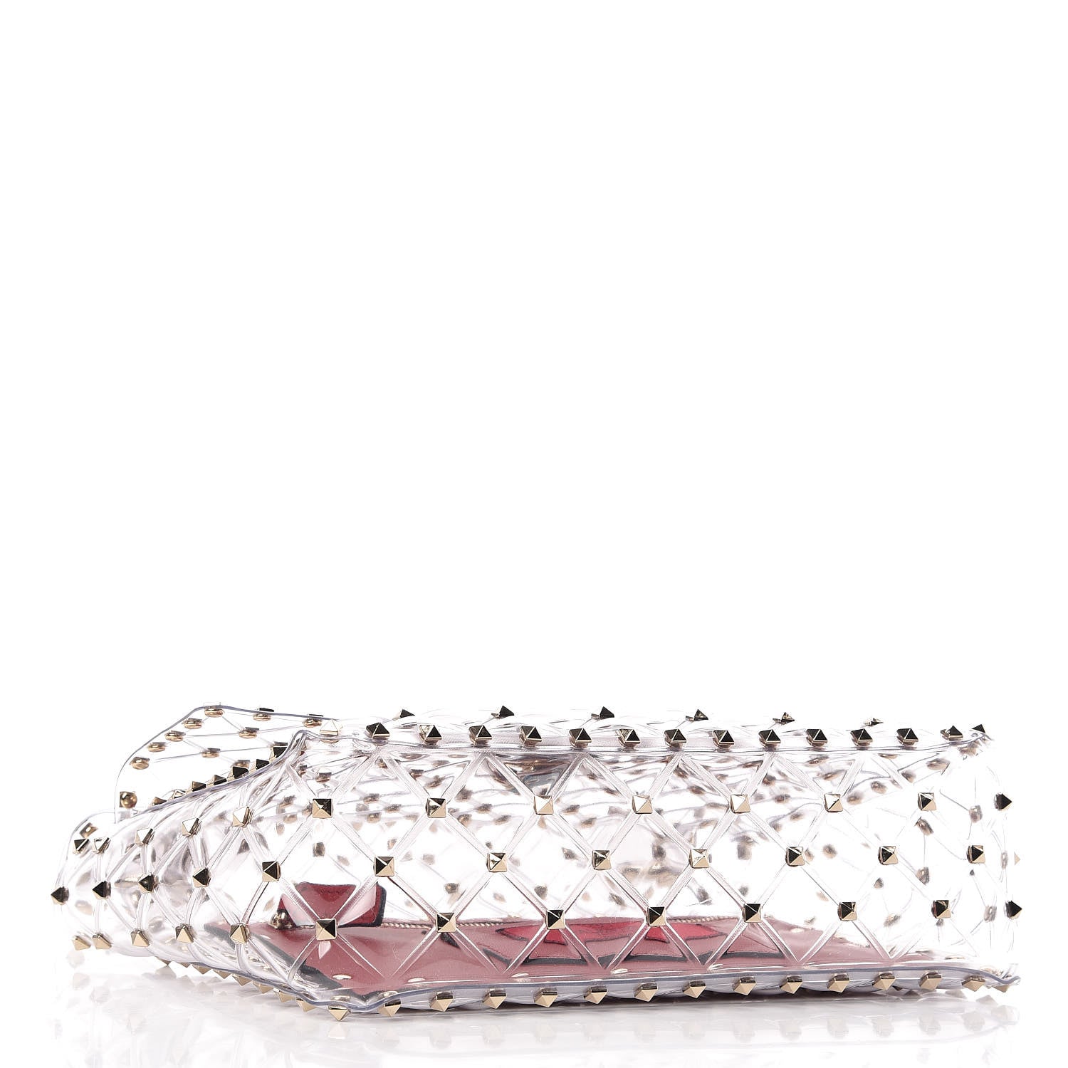 Valentino Garavani PVC Medium Rockstud Spike Shoulder Bag 4 of 6