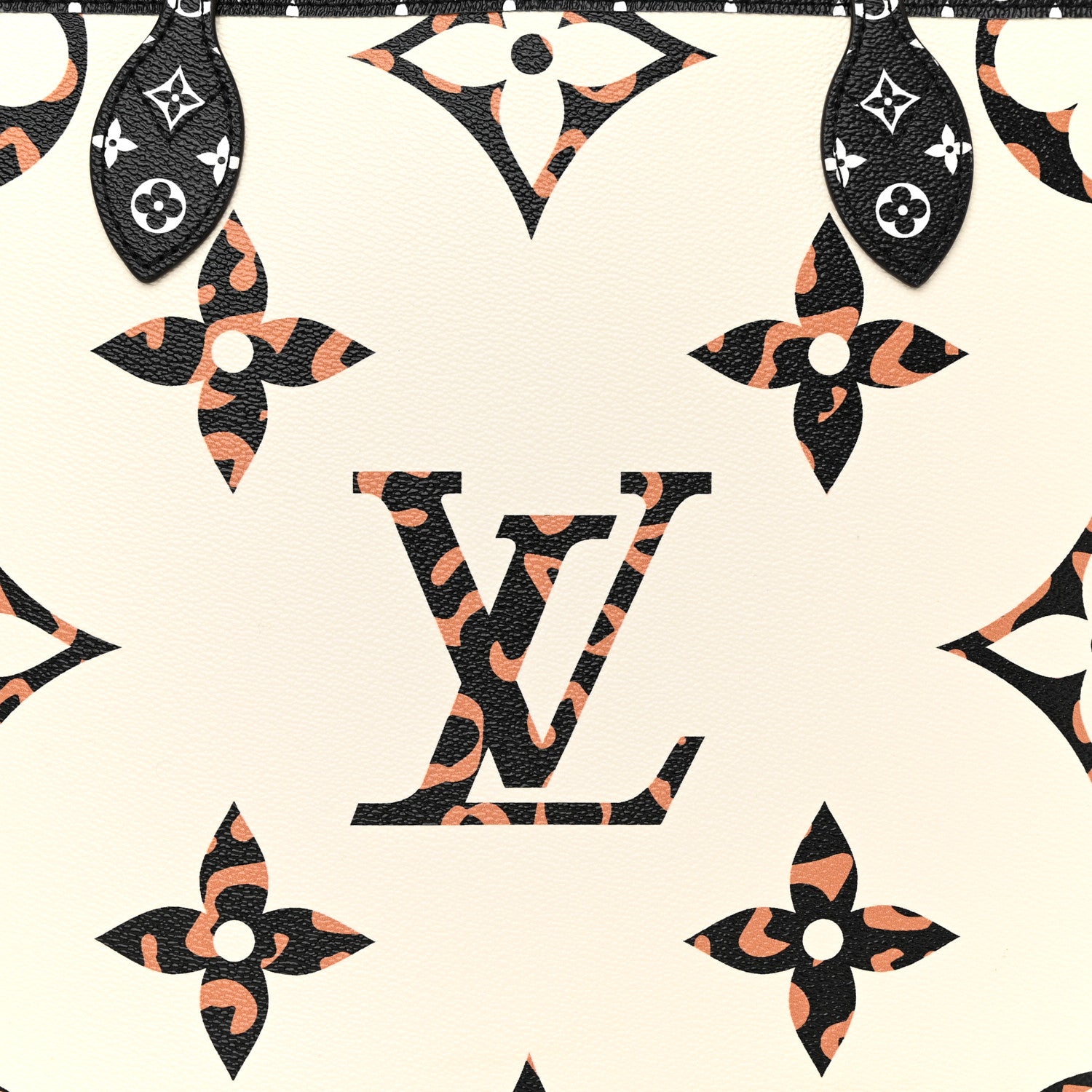 Louis Vuitton Monogram Giant Jungle Neverfull MM Ivory 9 of 11